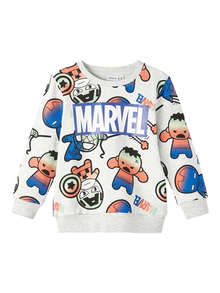 NAME IT Sweatshirt Filup Marvel Light Grey